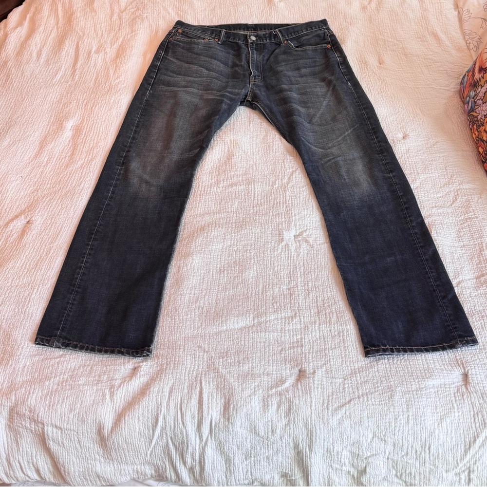 Levi's 513 Men's Dark Blue Straight Jeans 38W X 32L